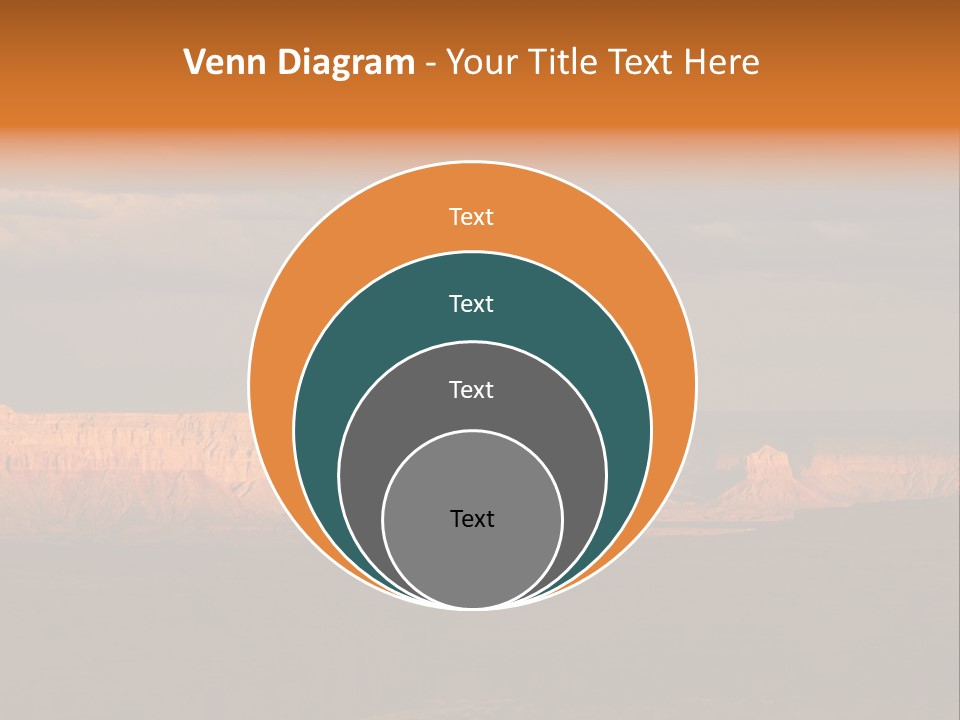 A Large Body Of Water Surrounded By Mountains PowerPoint Template