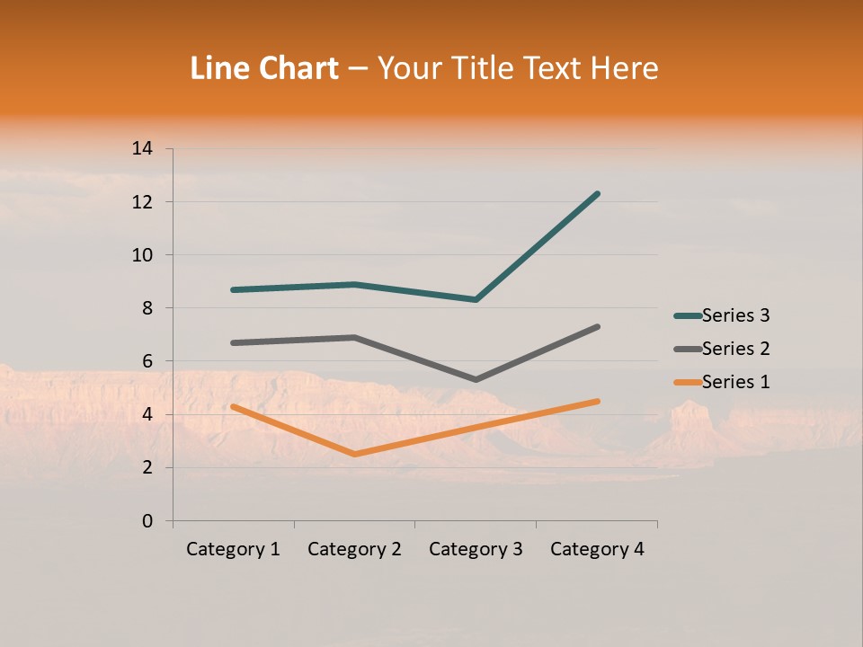 A Large Body Of Water Surrounded By Mountains PowerPoint Template