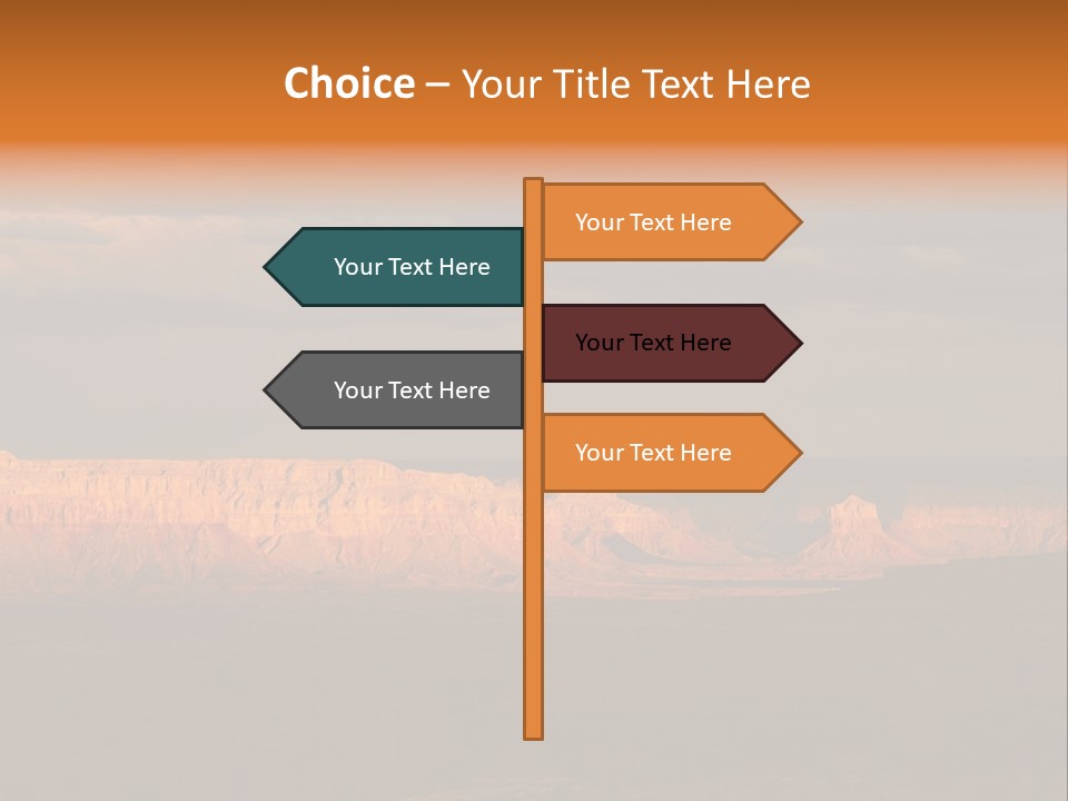 A Large Body Of Water Surrounded By Mountains PowerPoint Template