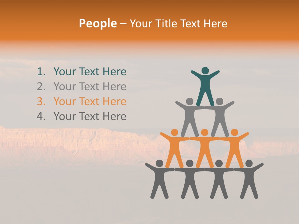 A Large Body Of Water Surrounded By Mountains PowerPoint Template