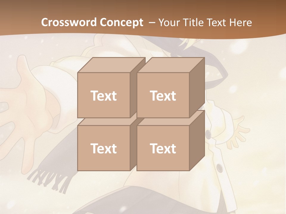 A Woman In A White Shirt And Black Skirt Is Standing In The Snow PowerPoint Template