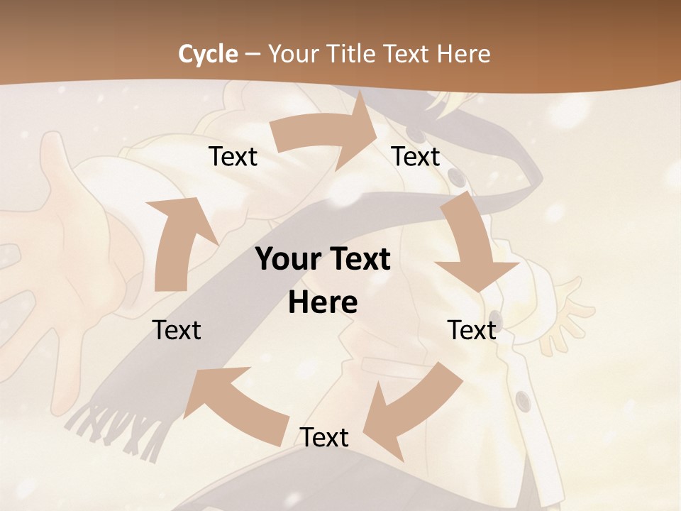 A Woman In A White Shirt And Black Skirt Is Standing In The Snow PowerPoint Template