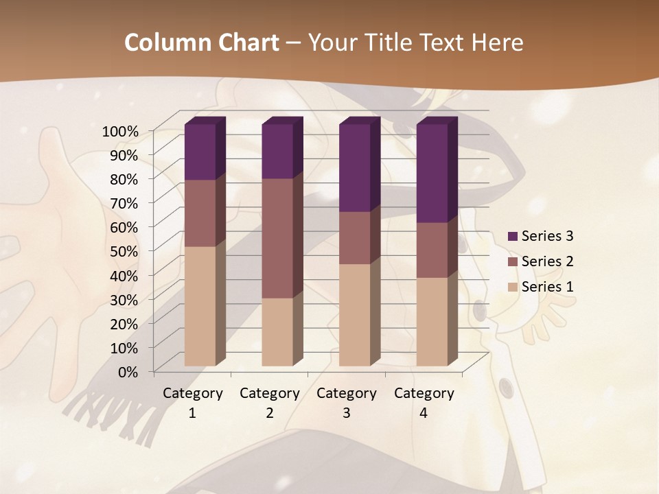 A Woman In A White Shirt And Black Skirt Is Standing In The Snow PowerPoint Template