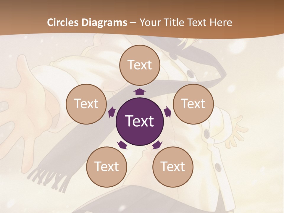 A Woman In A White Shirt And Black Skirt Is Standing In The Snow PowerPoint Template