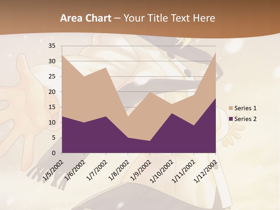 A Woman In A White Shirt And Black Skirt Is Standing In The Snow PowerPoint Template