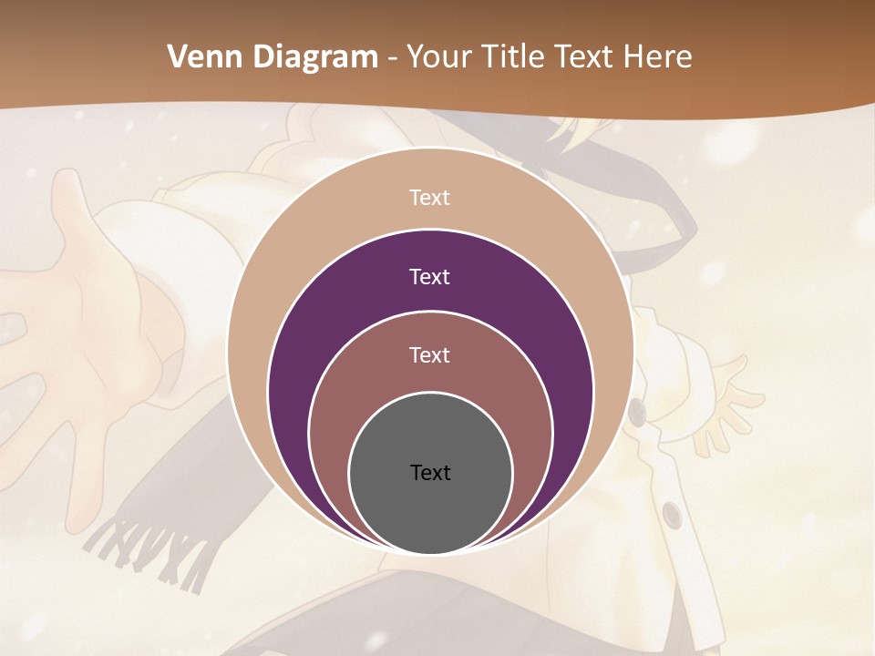 A Woman In A White Shirt And Black Skirt Is Standing In The Snow PowerPoint Template