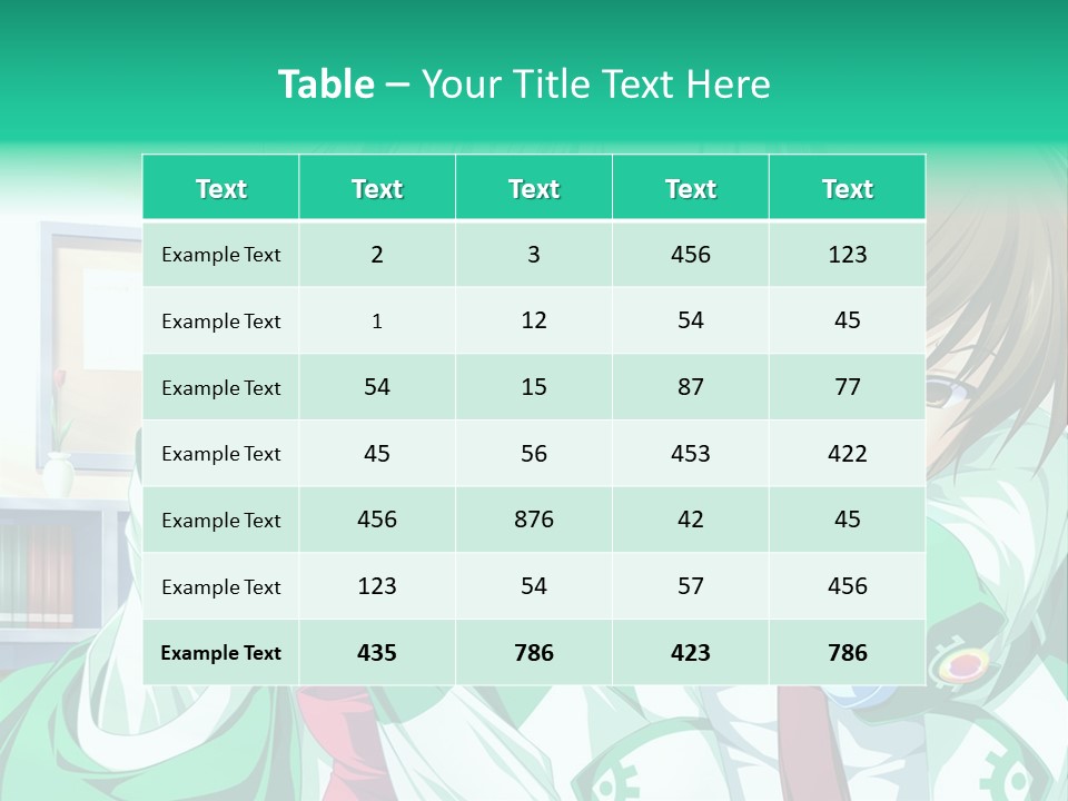A Couple Of Anime Characters Hugging Each Other PowerPoint Template