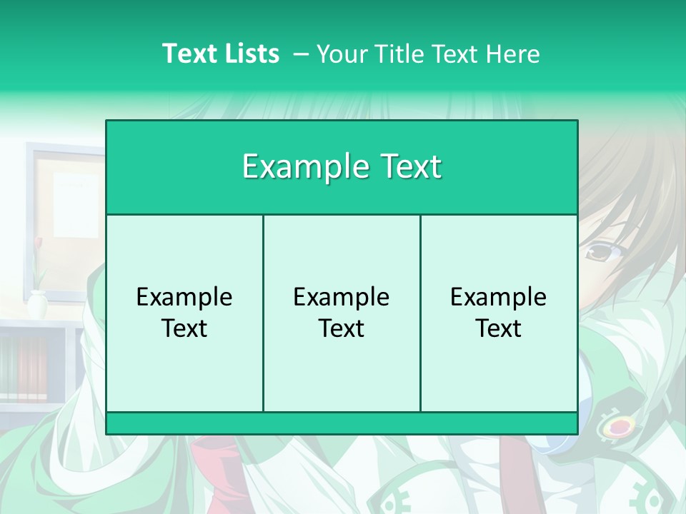 A Couple Of Anime Characters Hugging Each Other PowerPoint Template