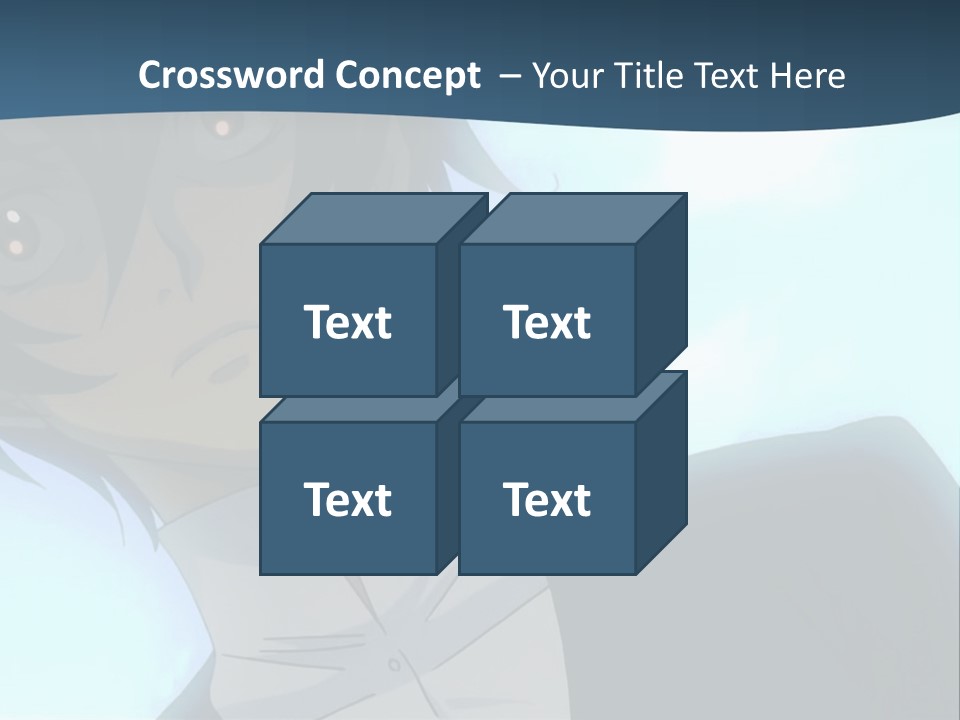 A Man In A White Shirt Is Staring At The Camera PowerPoint Template
