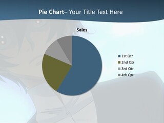 A Man In A White Shirt Is Staring At The Camera PowerPoint Template