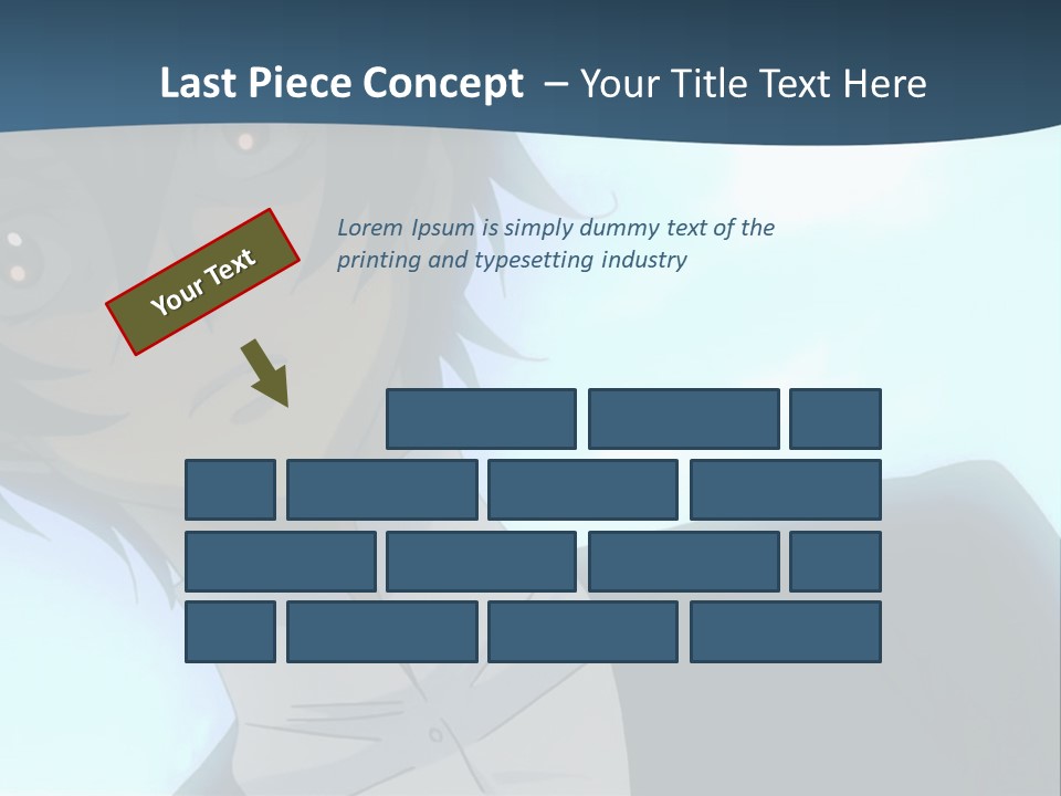 A Man In A White Shirt Is Staring At The Camera PowerPoint Template