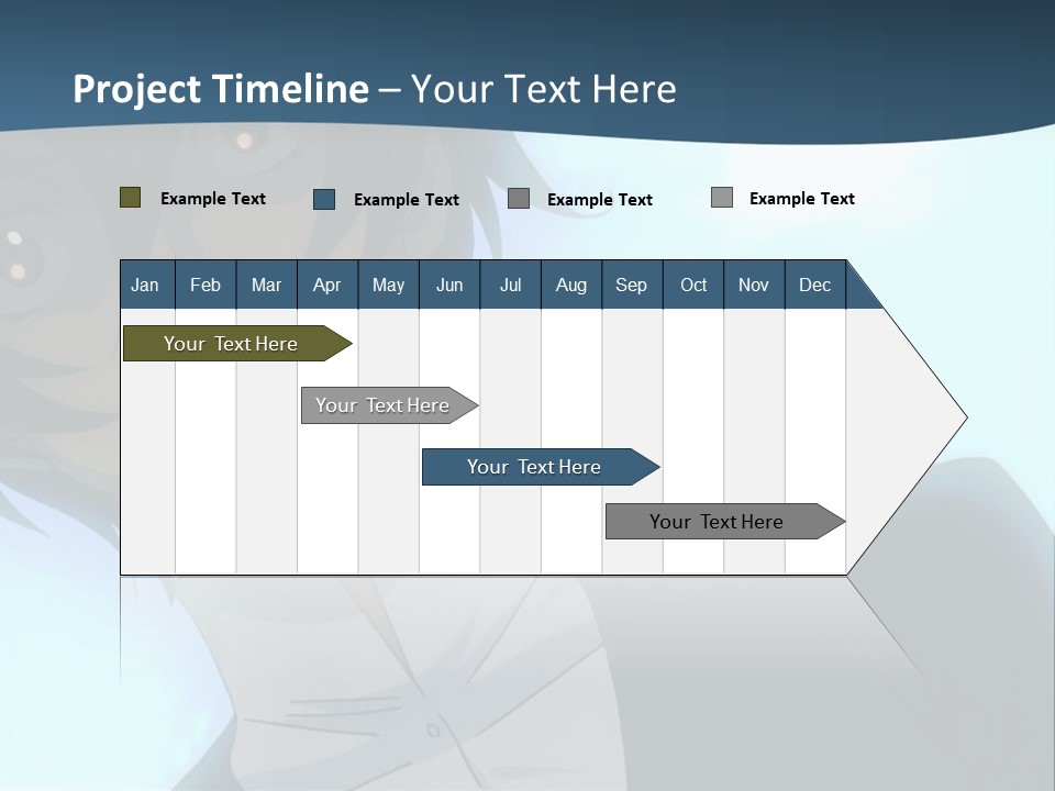 A Man In A White Shirt Is Staring At The Camera PowerPoint Template