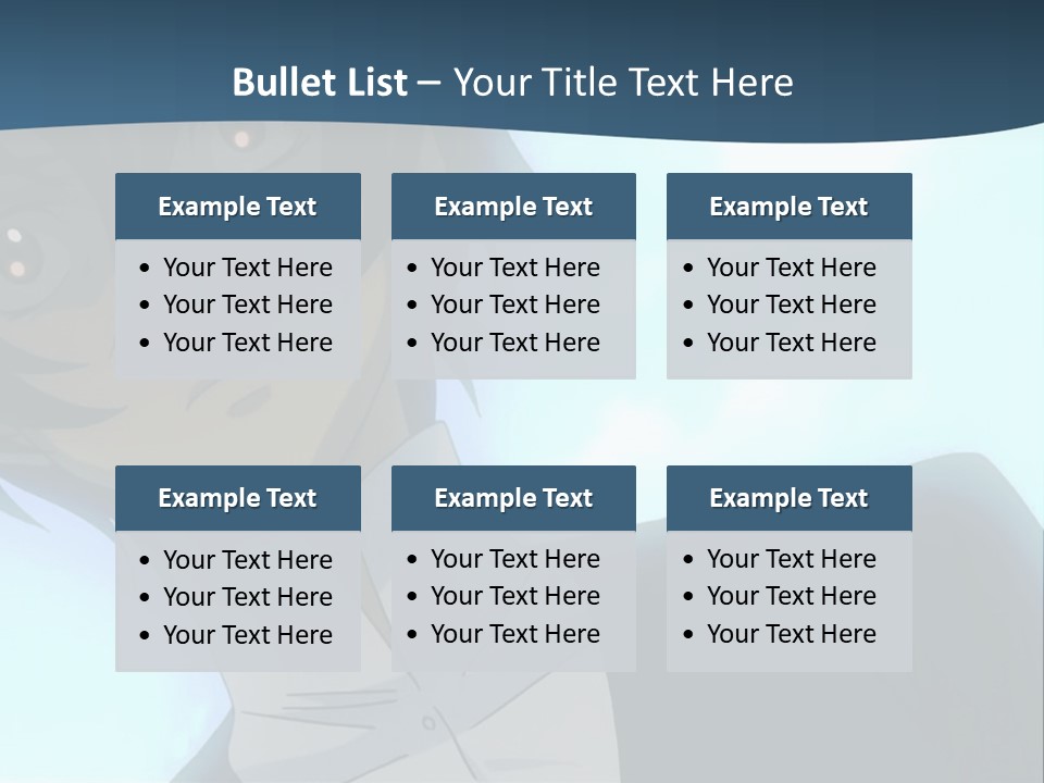 A Man In A White Shirt Is Staring At The Camera PowerPoint Template