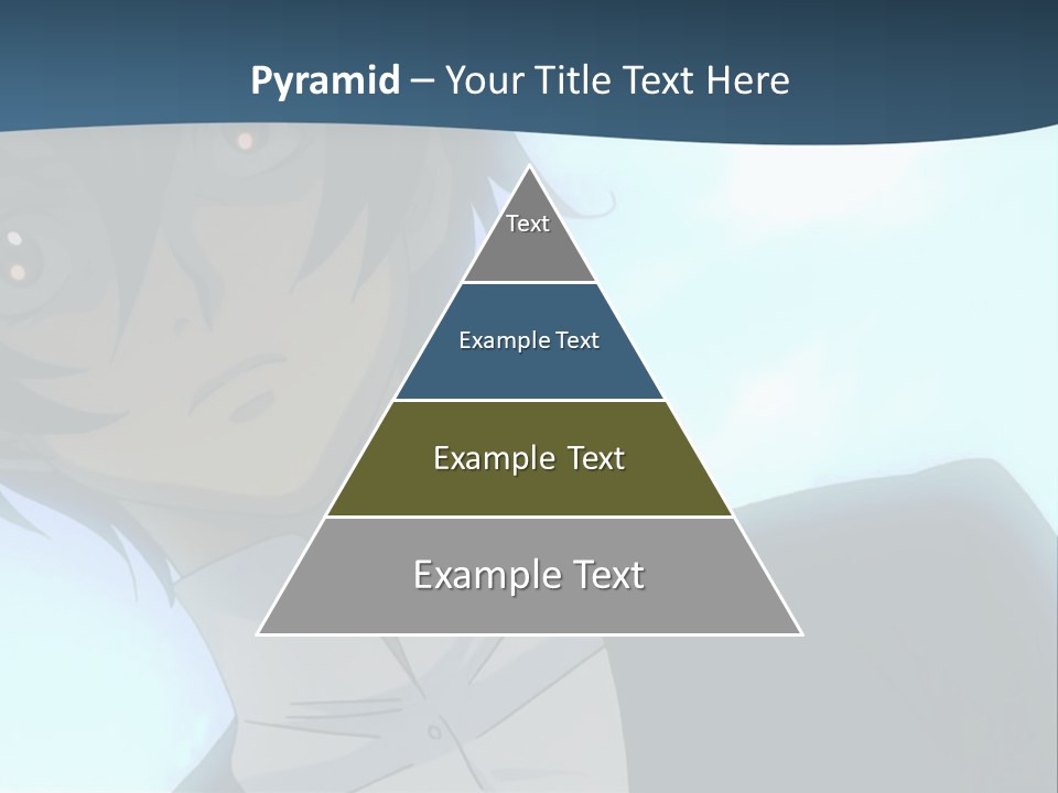 A Man In A White Shirt Is Staring At The Camera PowerPoint Template