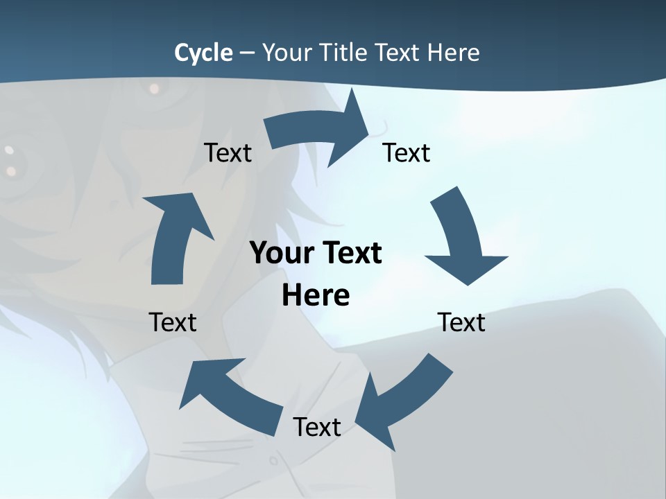 A Man In A White Shirt Is Staring At The Camera PowerPoint Template
