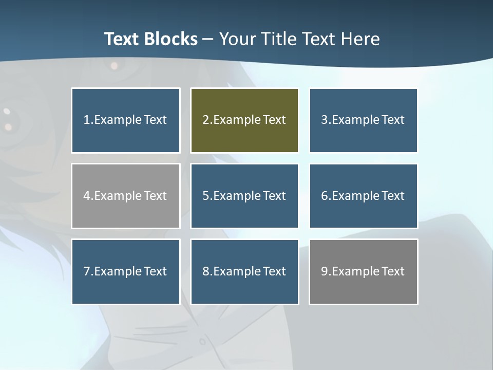 A Man In A White Shirt Is Staring At The Camera PowerPoint Template