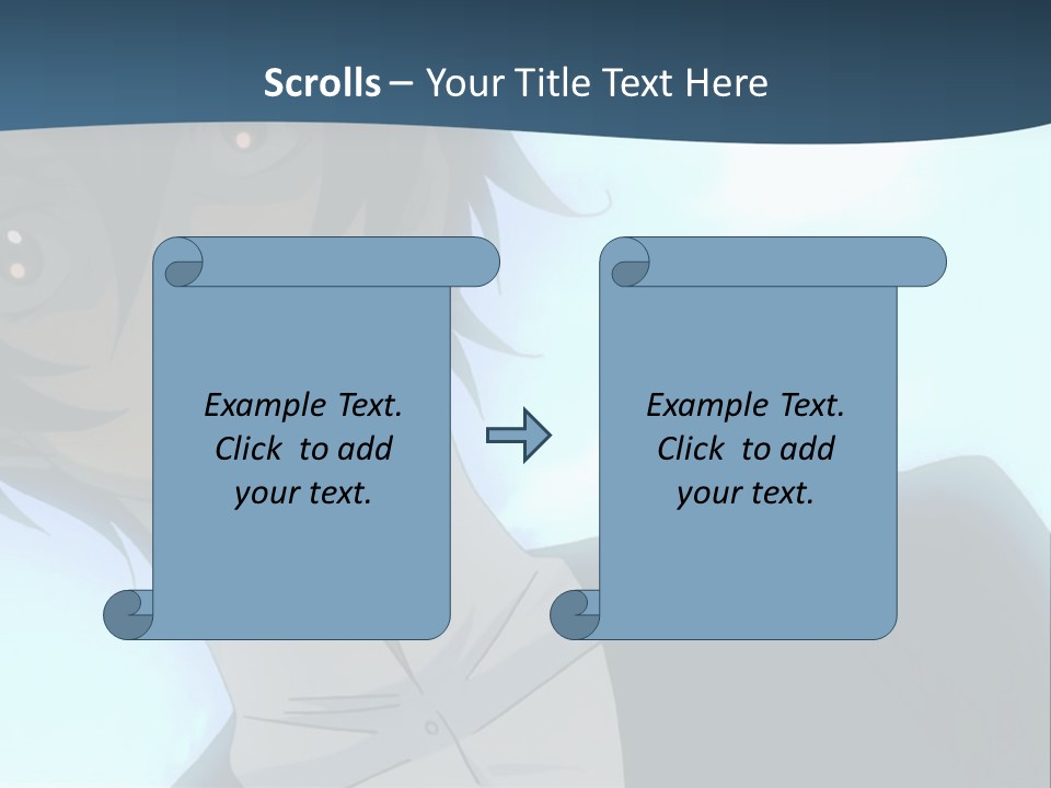 A Man In A White Shirt Is Staring At The Camera PowerPoint Template