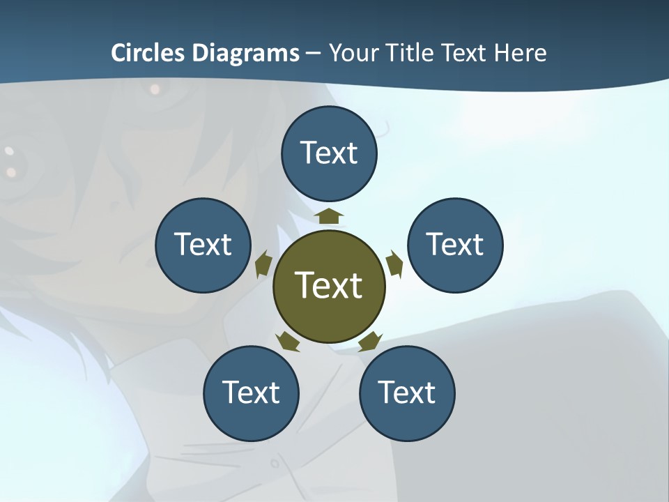 A Man In A White Shirt Is Staring At The Camera PowerPoint Template