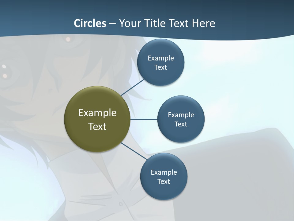 A Man In A White Shirt Is Staring At The Camera PowerPoint Template