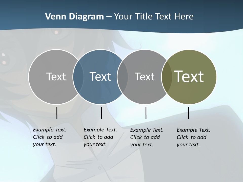 A Man In A White Shirt Is Staring At The Camera PowerPoint Template