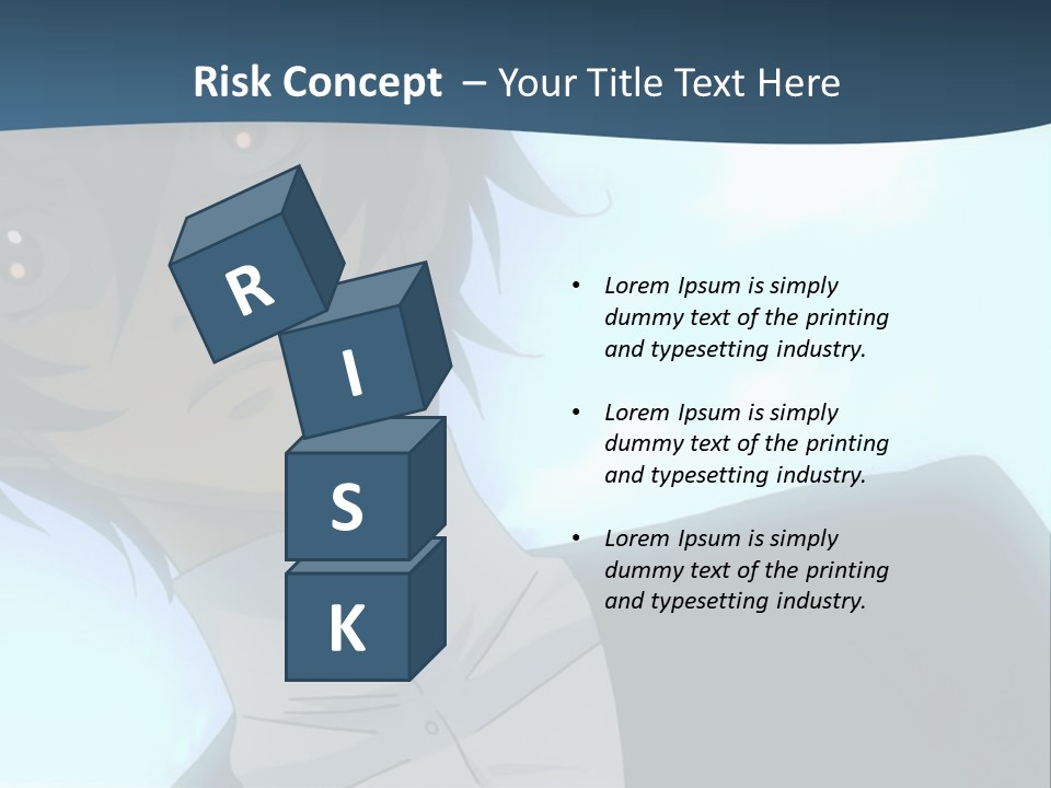 A Man In A White Shirt Is Staring At The Camera PowerPoint Template