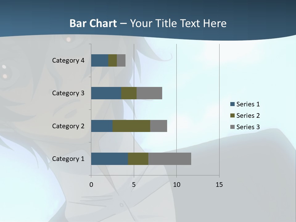 A Man In A White Shirt Is Staring At The Camera PowerPoint Template