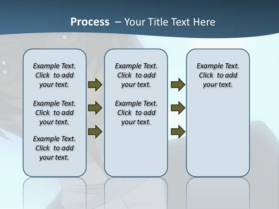 A Man In A White Shirt Is Staring At The Camera PowerPoint Template