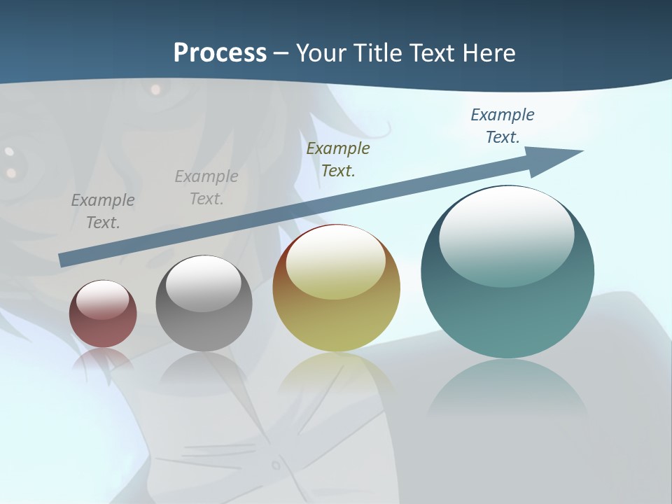 A Man In A White Shirt Is Staring At The Camera PowerPoint Template