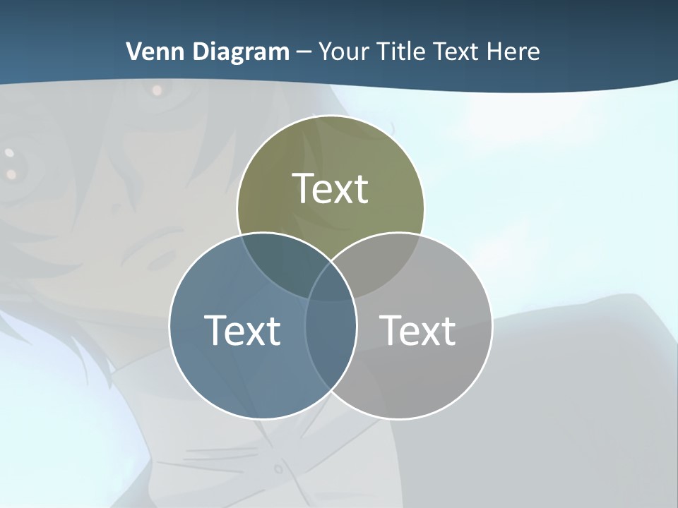 A Man In A White Shirt Is Staring At The Camera PowerPoint Template