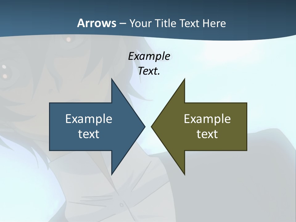 A Man In A White Shirt Is Staring At The Camera PowerPoint Template