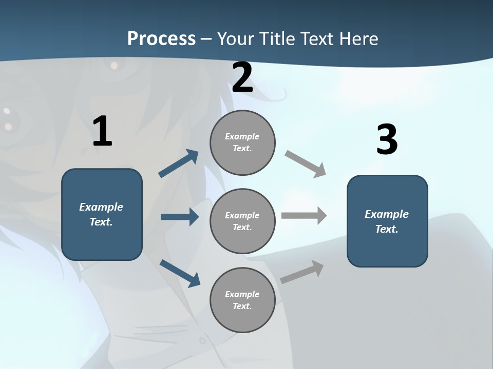 A Man In A White Shirt Is Staring At The Camera PowerPoint Template