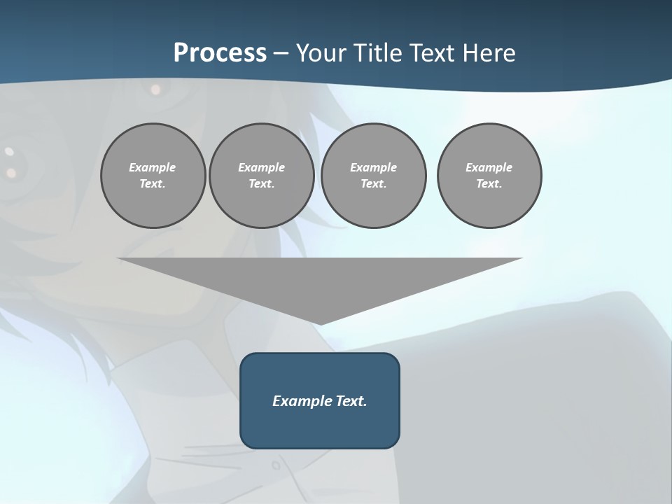 A Man In A White Shirt Is Staring At The Camera PowerPoint Template
