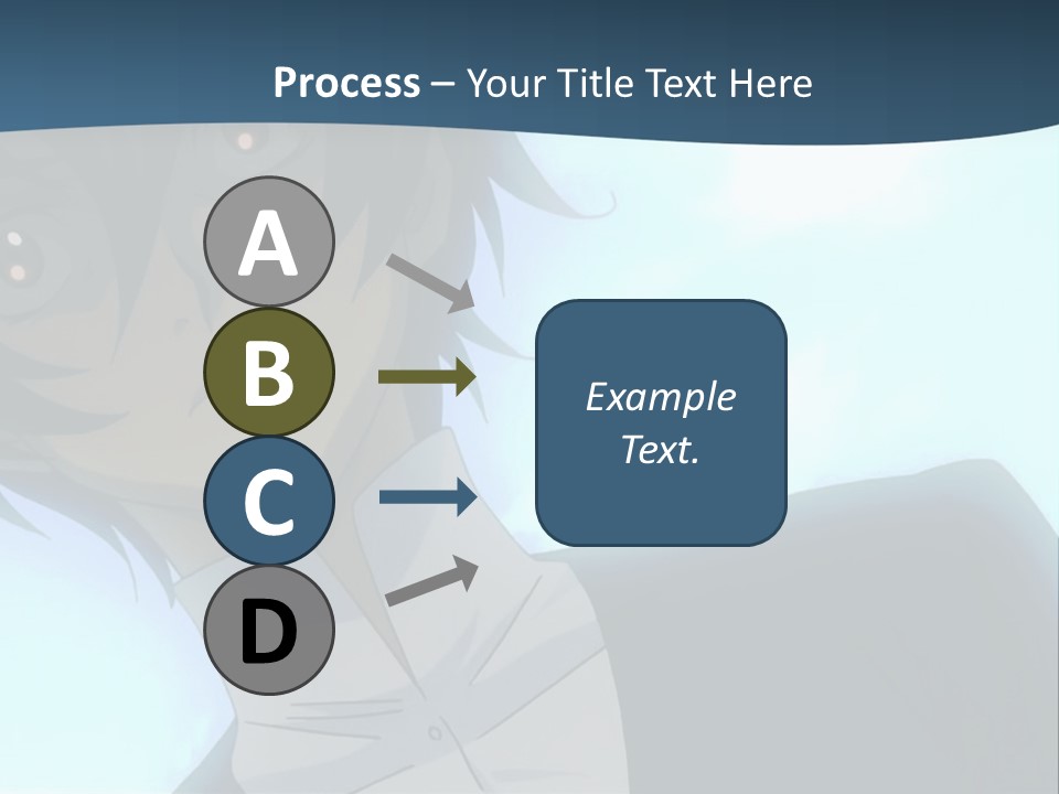 A Man In A White Shirt Is Staring At The Camera PowerPoint Template