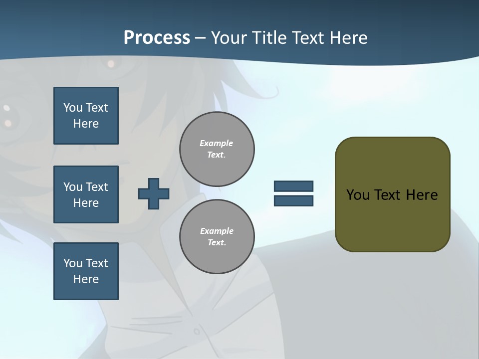 A Man In A White Shirt Is Staring At The Camera PowerPoint Template