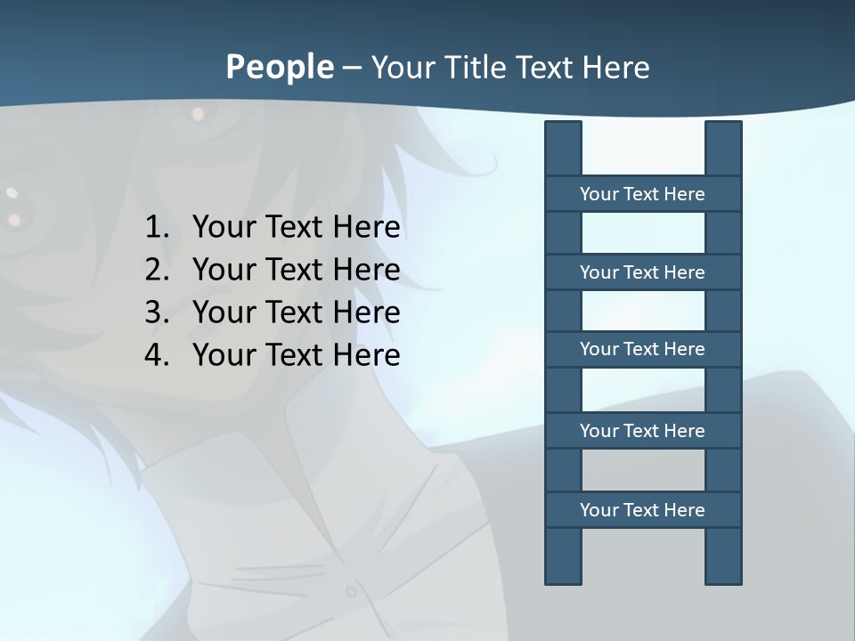 A Man In A White Shirt Is Staring At The Camera PowerPoint Template