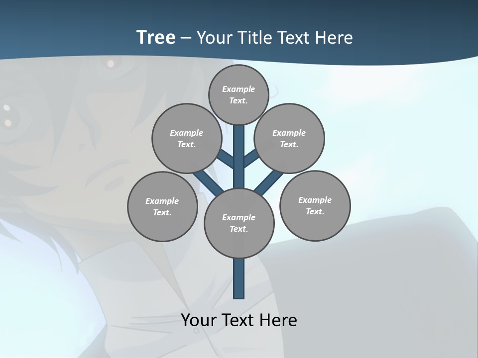 A Man In A White Shirt Is Staring At The Camera PowerPoint Template