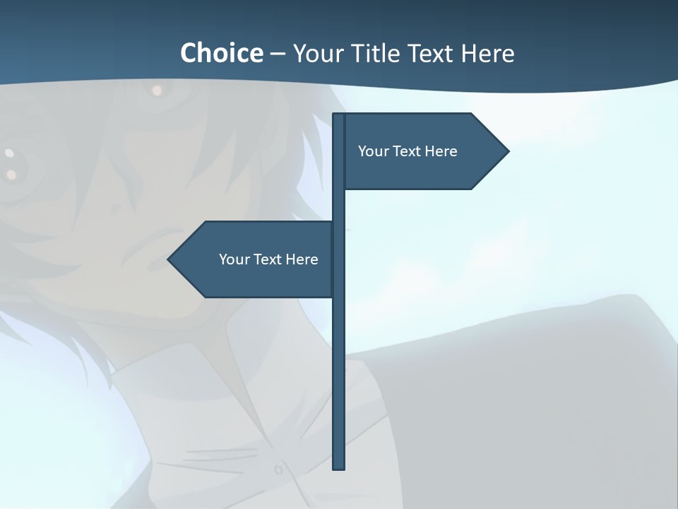 A Man In A White Shirt Is Staring At The Camera PowerPoint Template