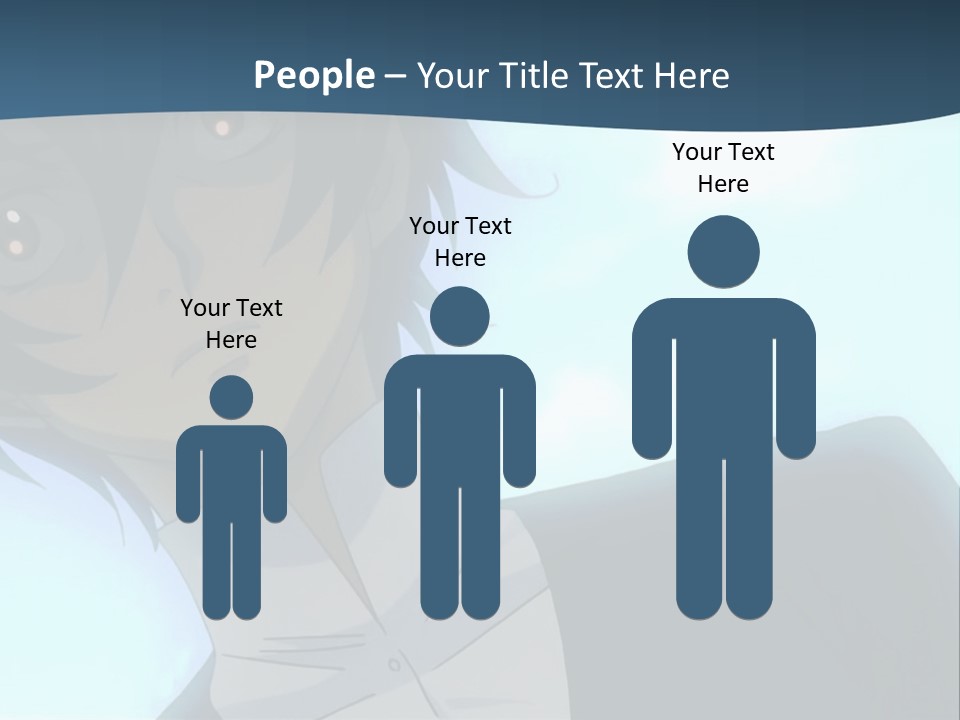 A Man In A White Shirt Is Staring At The Camera PowerPoint Template