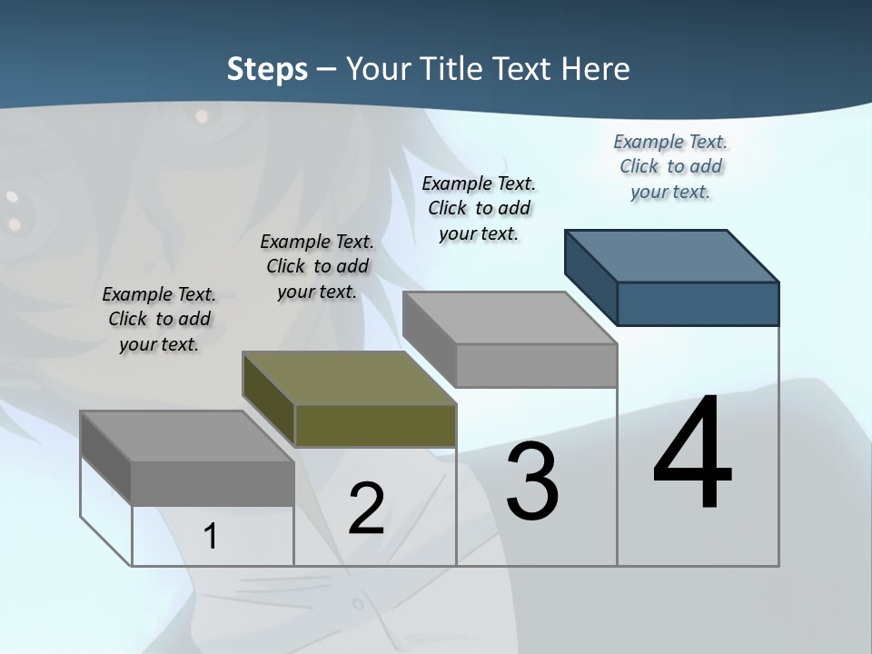 A Man In A White Shirt Is Staring At The Camera PowerPoint Template