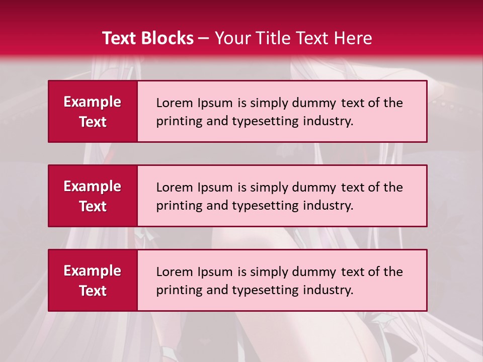 A Woman With White Hair Sitting On A Couch PowerPoint Template