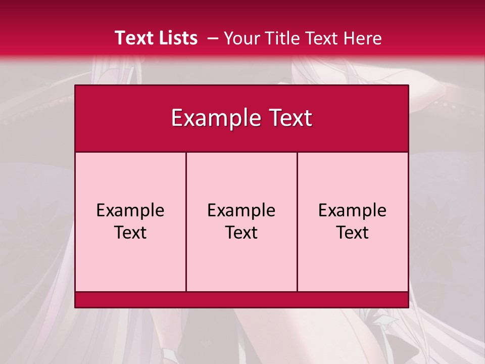 A Woman With White Hair Sitting On A Couch PowerPoint Template