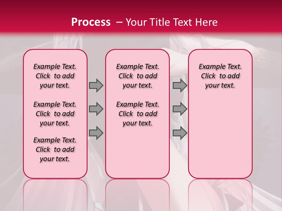 A Woman With White Hair Sitting On A Couch PowerPoint Template