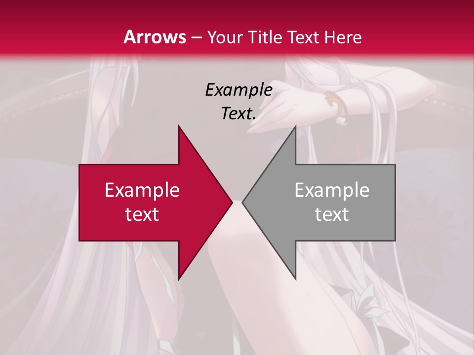 A Woman With White Hair Sitting On A Couch PowerPoint Template