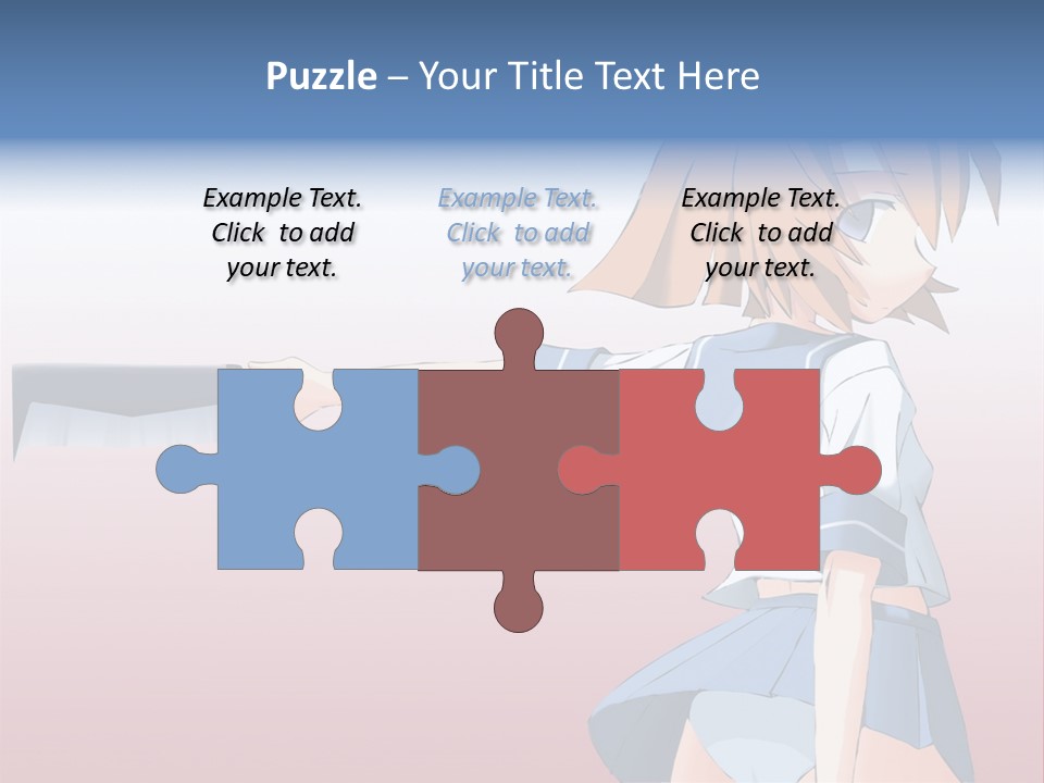 A Woman Holding A Knife In Her Hand PowerPoint Template