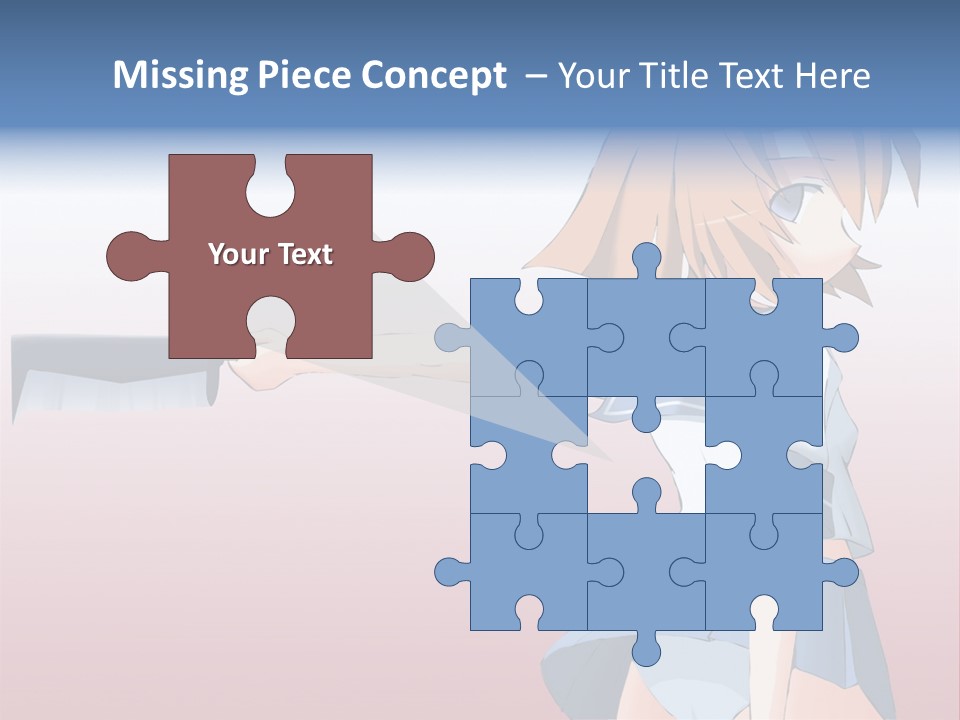 A Woman Holding A Knife In Her Hand PowerPoint Template