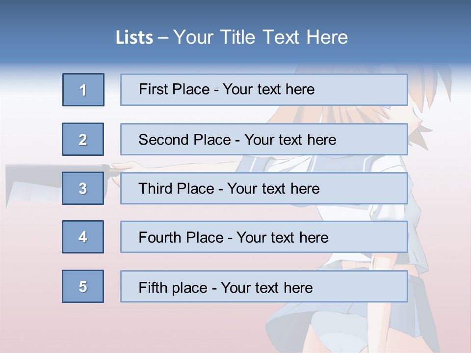 A Woman Holding A Knife In Her Hand PowerPoint Template