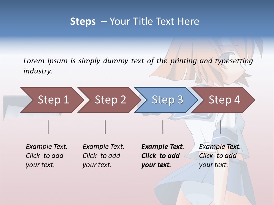 A Woman Holding A Knife In Her Hand PowerPoint Template