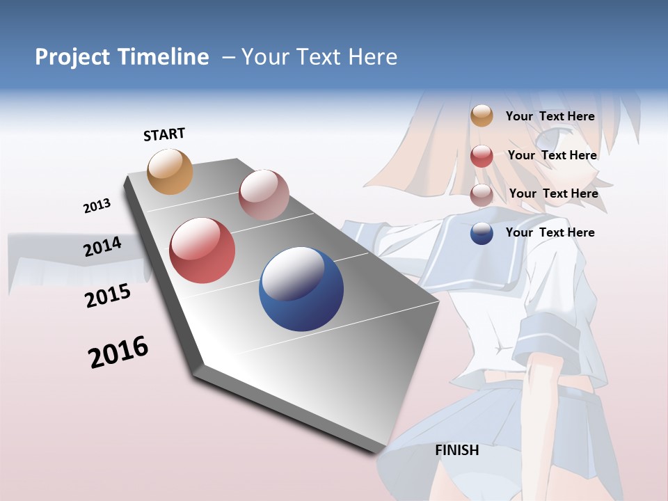 A Woman Holding A Knife In Her Hand PowerPoint Template