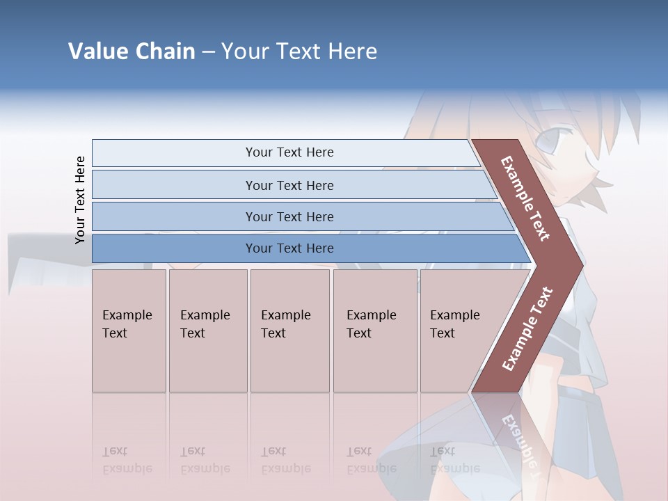A Woman Holding A Knife In Her Hand PowerPoint Template