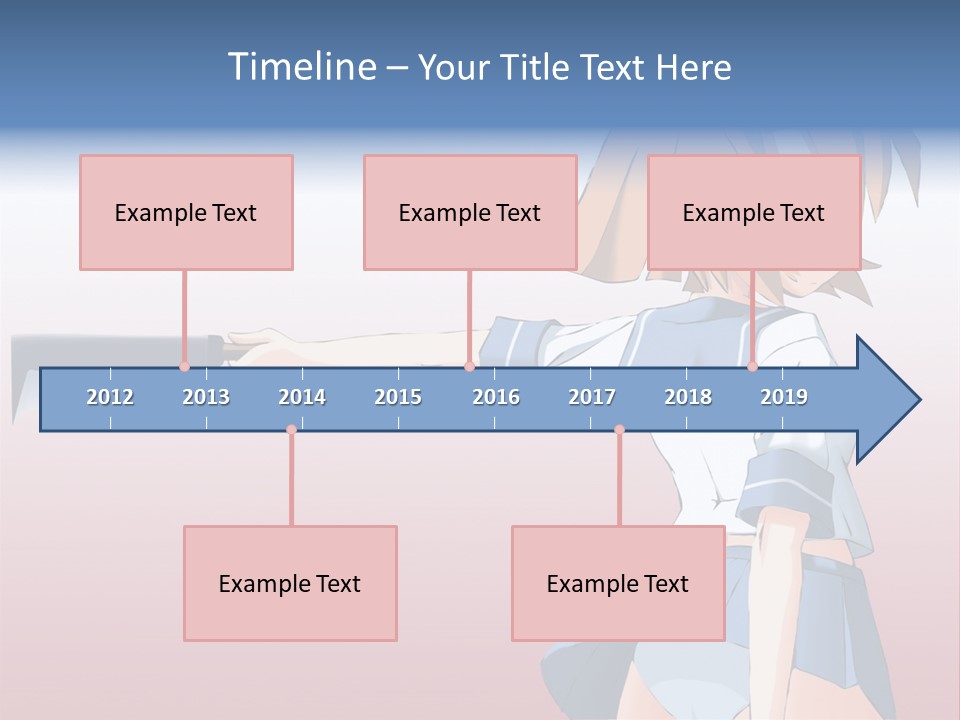 A Woman Holding A Knife In Her Hand PowerPoint Template